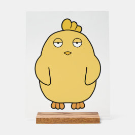 退屈な女 アクリルサイン