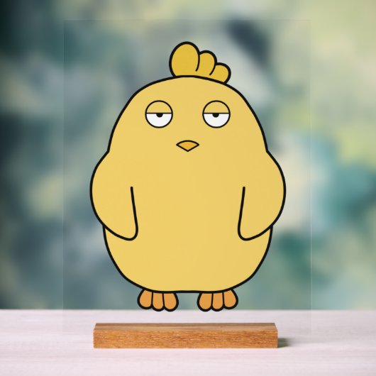 退屈な女 アクリルサイン (ニュートラル)