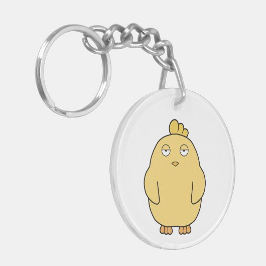 退屈な女 キーホルダー (正面左)