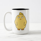 退屈な女 ツートーンマグカップ (左)