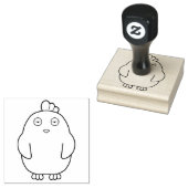 退屈な女 ラバースタンプ (押印)