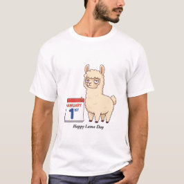 退屈な新年 サラリーマン 羊のイラスト Tシャツ
