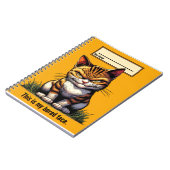 退屈な猫 ノートブック (左側)