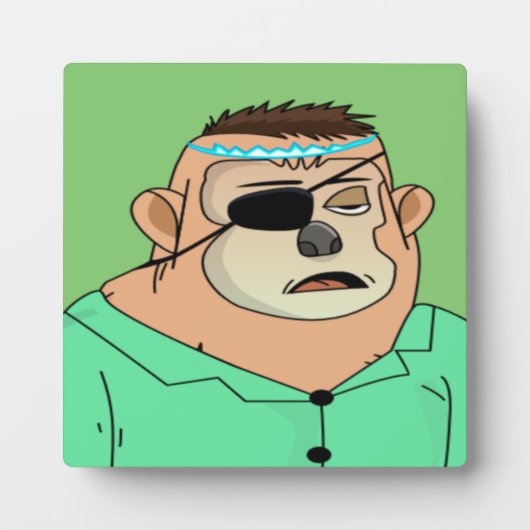 退屈な猿 フォトプラーク (正面)