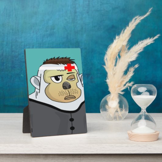 退屈な猿 フォトプラーク (側面)