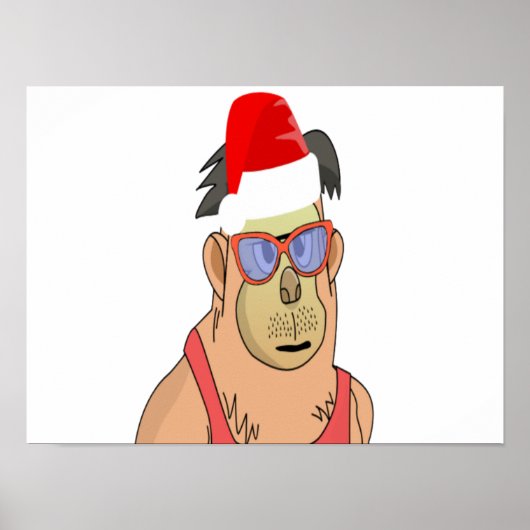 退屈な猿 ポスター (正面)