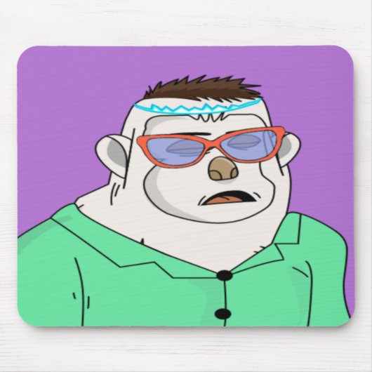 退屈な猿 マウスパッド (正面)