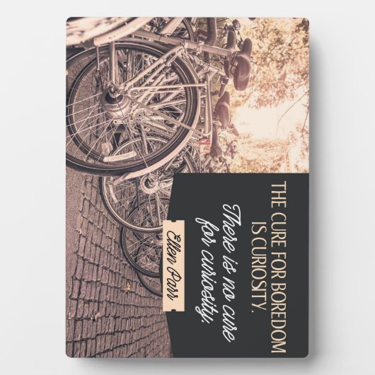 退屈のための治療法 フォトプラーク (正面)