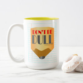 退屈はやめろ - コーヒーマグ 15oz ツートーンマグカップ