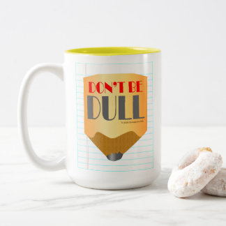 退屈はやめろ - コーヒーマグ 15oz ツートーンマグカップ