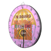 退屈ビー:雨の日の気分。「あ恋しく思ああ」 ダーツボード (正面右)