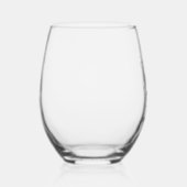 退屈生まれする ステムなしワイングラス (右)