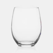 退屈生まれする ステムなしワイングラス (右)