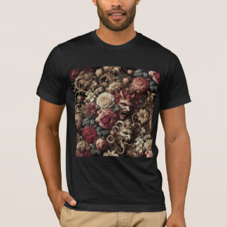 退廃的な悪魔性 - ゴシックウェアラブルアート Tシャツ