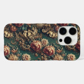 退廃的な狂気 ― ゴシック ヴィクトリア様式の花々 Case-Mate iPhoneケース (裏面 (横))