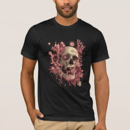 退廃的な芸術的グラフィックTシャツ「陳腐なるものの破裂」 Tシャツ
