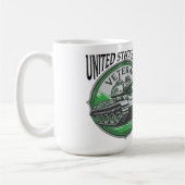 退役したアメリカ軍戦車 コーヒーマグカップ (左)