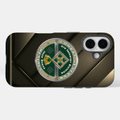 退役した第4歩兵師団のベテラン Case-Mate iPhoneケース (裏面 (横))