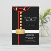 退役または卒業のパーティー招待状 招待状 (スタンド正面)