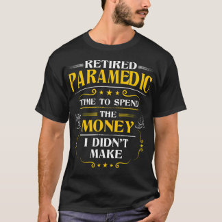 退役救急救命士 救急隊引退 Tシャツ