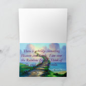 退役犬のための同情カード。 カード (内部)