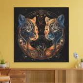 退役猫 キャンバスプリント (インサイチュ (リビング))