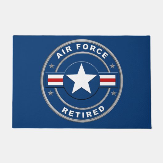 退役空軍退役軍人ドアマット ドアマット (正面)