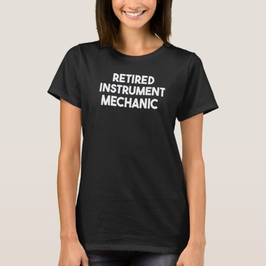 退役計器技師 Tシャツ (正面)