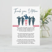 退役軍人ありがとう | 愛国的評価 サンキューカード (スタンド正面)