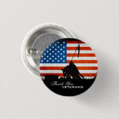 退役軍人ありがとう 缶バッジ (正面&裏面)
