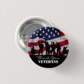 退役軍人ありがとう 缶バッジ (正面&裏面)