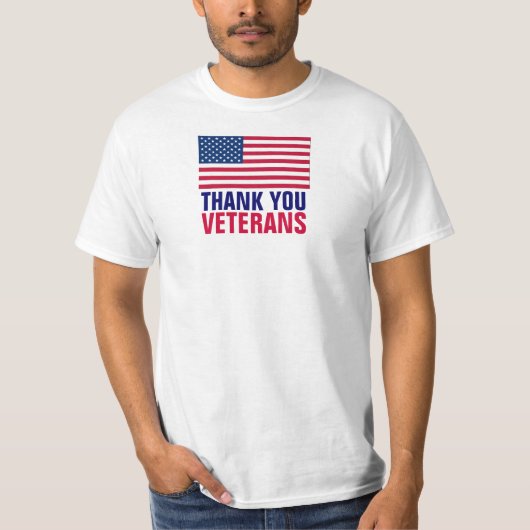 退役軍人ありがとう Tシャツ (正面)