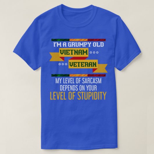 退役軍人おもしろい引用文パトリオットベトナム退役軍人 Tシャツ (デザイン正面)