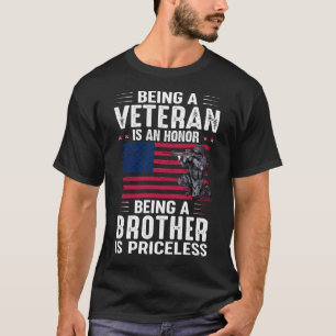 退役軍人であることは名誉であり、兄弟はPriである Tシャツ