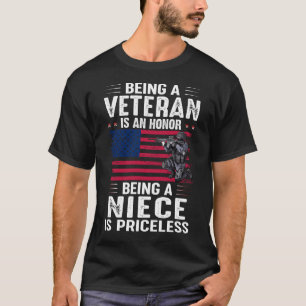 退役軍人であることは名誉であり、姪は価格である Tシャツ