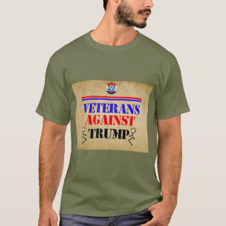 退役軍人とトランプTシャツ Tシャツ