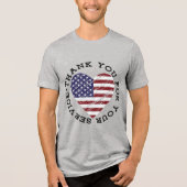 退役軍人に感謝を捧げる トライブレンドＴシャツ (正面)