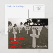 退役軍人に感謝を ポストカード (正面/裏面)