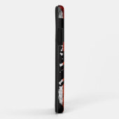 退役軍人のシルエットが付いている米国の旗 Case-Mate iPhoneケース (裏面/右)