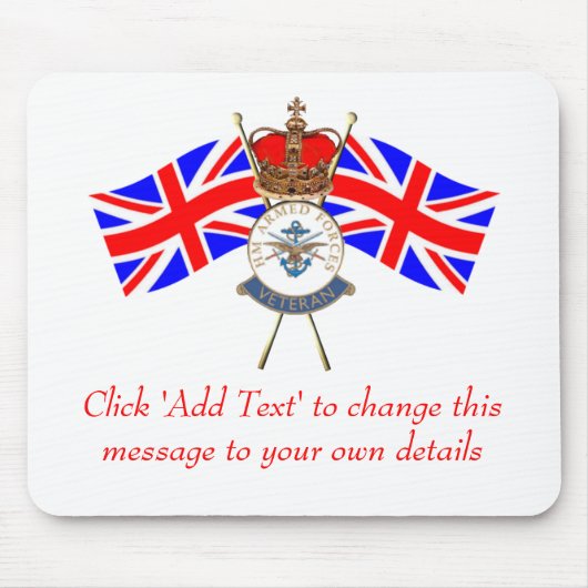 退役軍人のマウスパッド マウスパッド (正面)