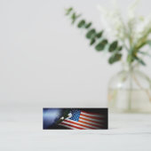 退役軍人の出来事の名刺 スキニー名刺 (スタンド正面)