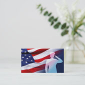 退役軍人の出来事の名刺 名刺 (スタンド正面)