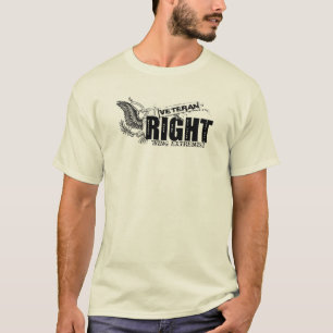 退役軍人の右翼極端家 Tシャツ