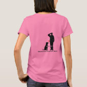 退役軍人の女性のTee2のための永久にスマイルペット Tシャツ (裏面)