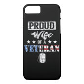 退役軍人の妻のための退役軍人のギフトの誇り高い妻 Case-Mate iPhoneケース (裏面)