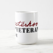 退役軍人の姉妹の軍事的誇りデザイン コーヒーマグカップ (中央)