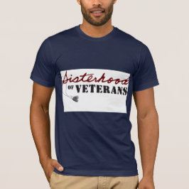 退役軍人の姉妹の軍事的誇りデザイン Tシャツ