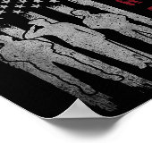 退役軍人の日ありがとう退役軍人愛国心誇りを持った ポスター (角)