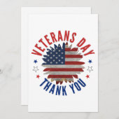 退役軍人の日ありがとう シーズンカード (正面/裏面)