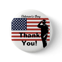 退役軍人の日ありがとう！兵士のサルティング国旗